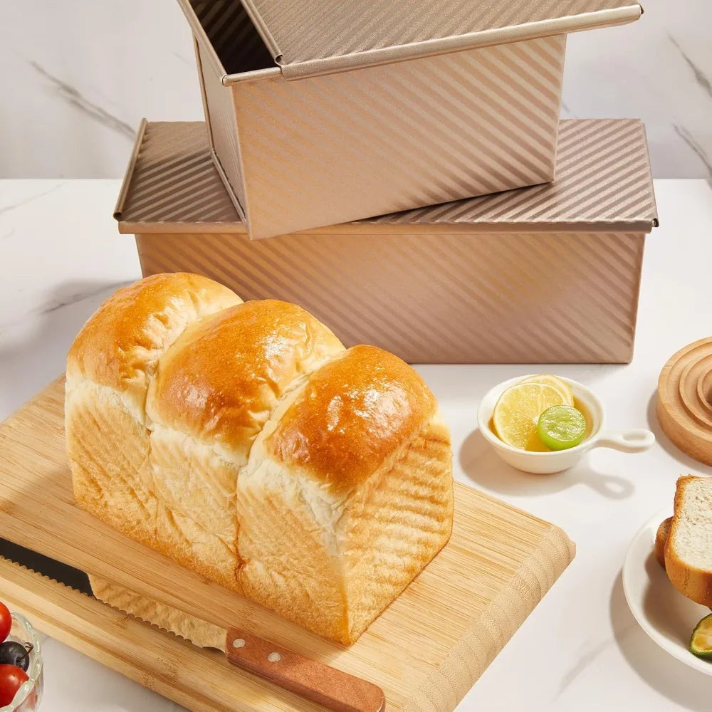 1pcs Rectangle Loaf Pan Lid Non Stick Bakeware