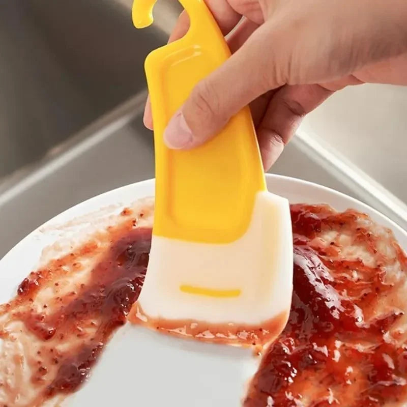 Cleaning Spatula Scraper Soft Blade Scraper Brush Dirty