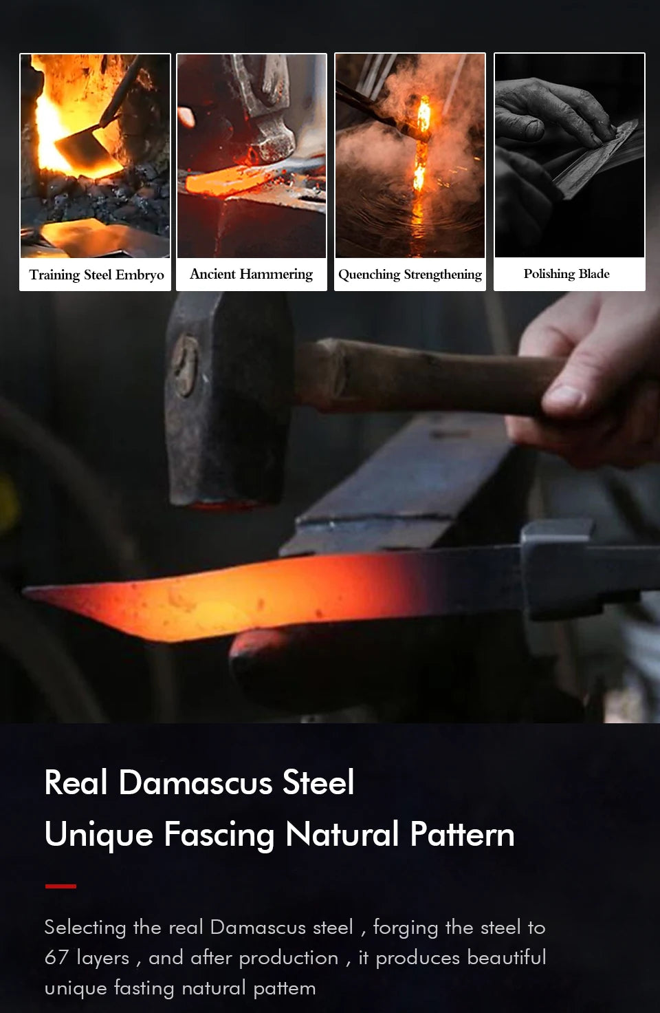 Utility Knife Damascus Professional Japanese Chef Knives Cut