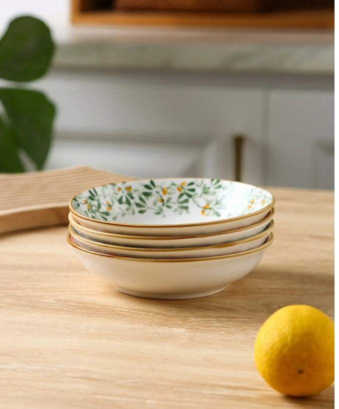 Japanese Style Ceramic Dessert Sauce Dish Plate Creative