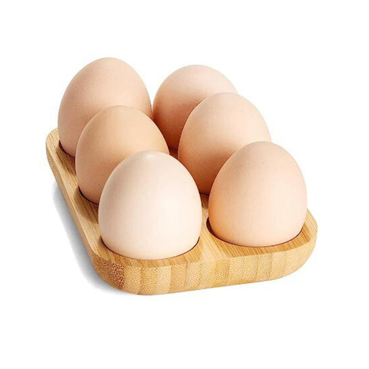 Egg Holder Double Row Egg Organizer Rack Refrigerator
