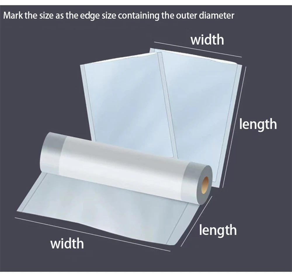 Rolls Vacuum Bags Food 500cm Per Roll Reusable