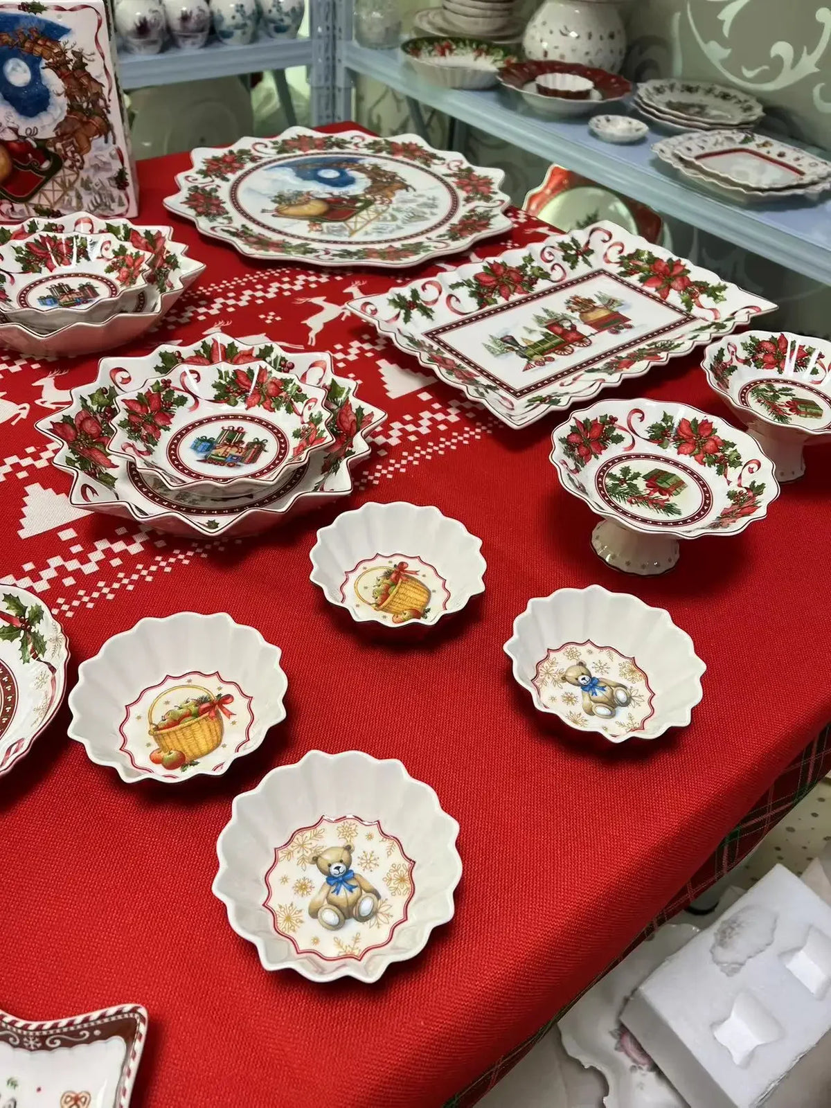 Selling German Bao Tableware Christmas European Dinner Plate