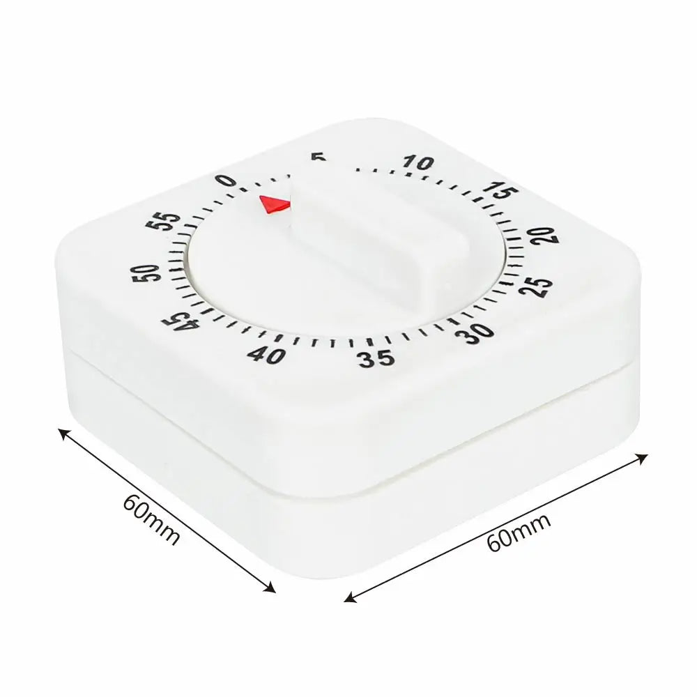 Hilife Practical 60 Minutes Timer Cooking White Square
