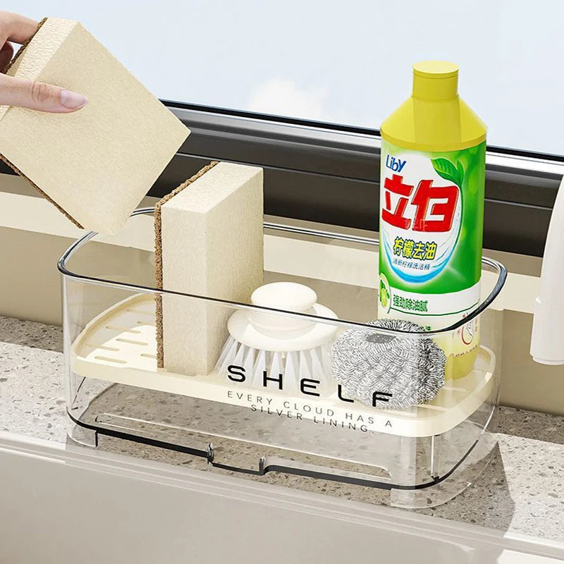 Organizer Sink Cleaning Storage Rack Drain Rack Sponge
