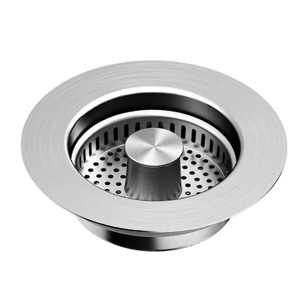 Sink Drain Strainer 3-In-1 Stainless Steel Sink Stopper