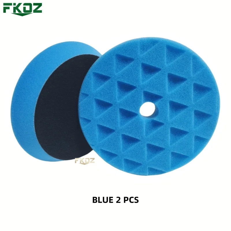 6/7 Inch Concave Triangle Car Polishing Sponge Pad