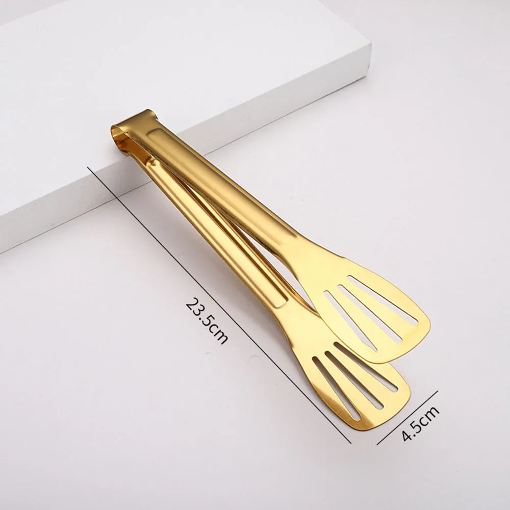Stainless Steel Anti-Slip Food Clamp Utensils Buffet Cooking