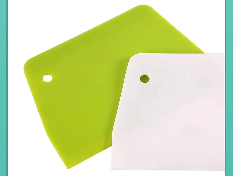 Baking Plastic Scraper Diy Pastry Cream Spatula Trapezoidal