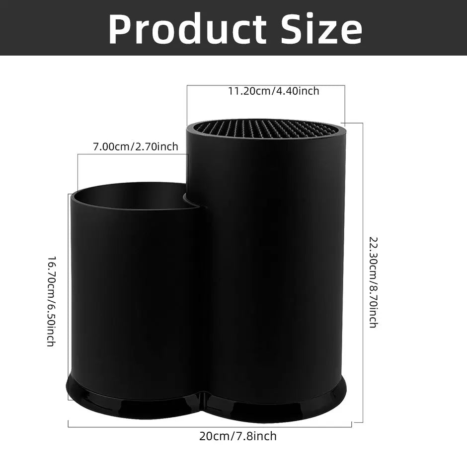 Knife Holder Multi-Function Utensil Stand Knife Block Pp