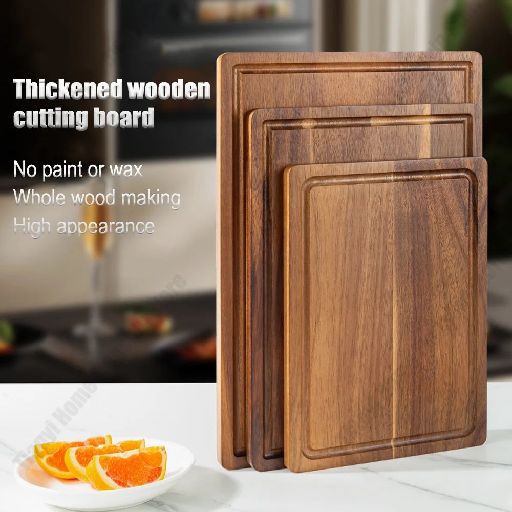 Acacia Wood Cutting Board Thickened Chopping Board Large