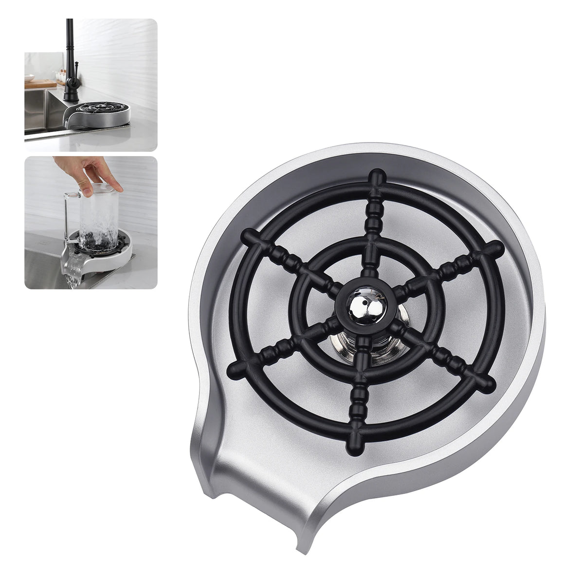 Glass Rinser Sink Bottle Cups Washer Sink Attachment