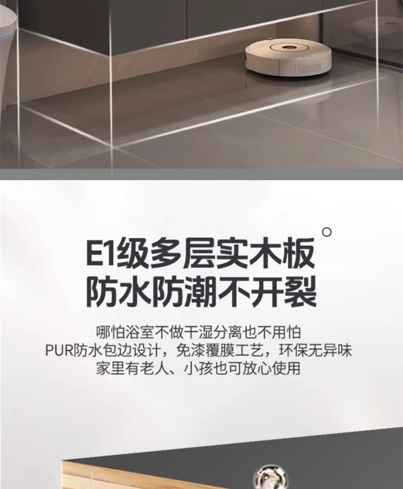 Paper Drawers Bathroom Cabinet Organizer Storage Mirror Toilet