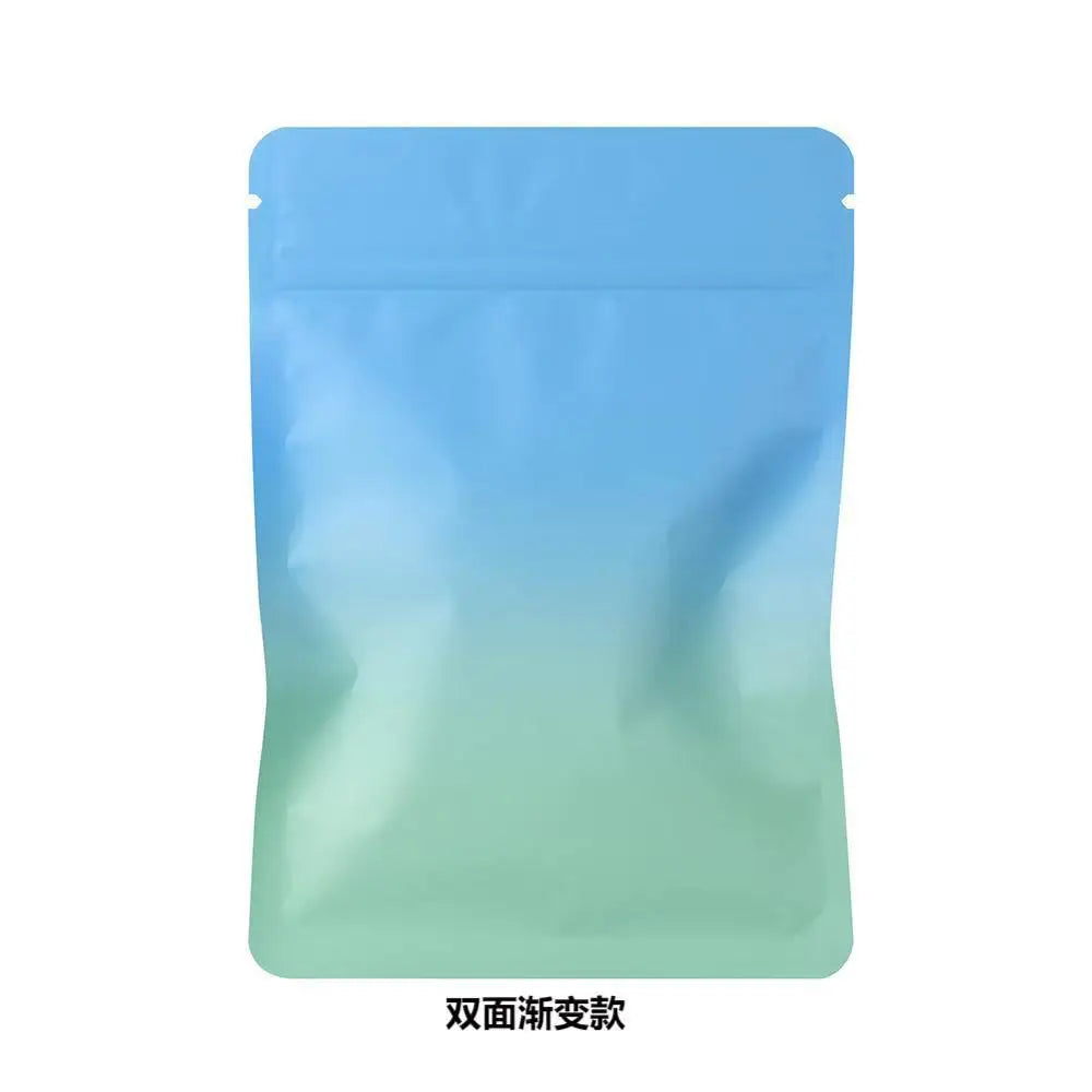 100pcs Double Sided Frosted Mylar Bags Waterproof Flat