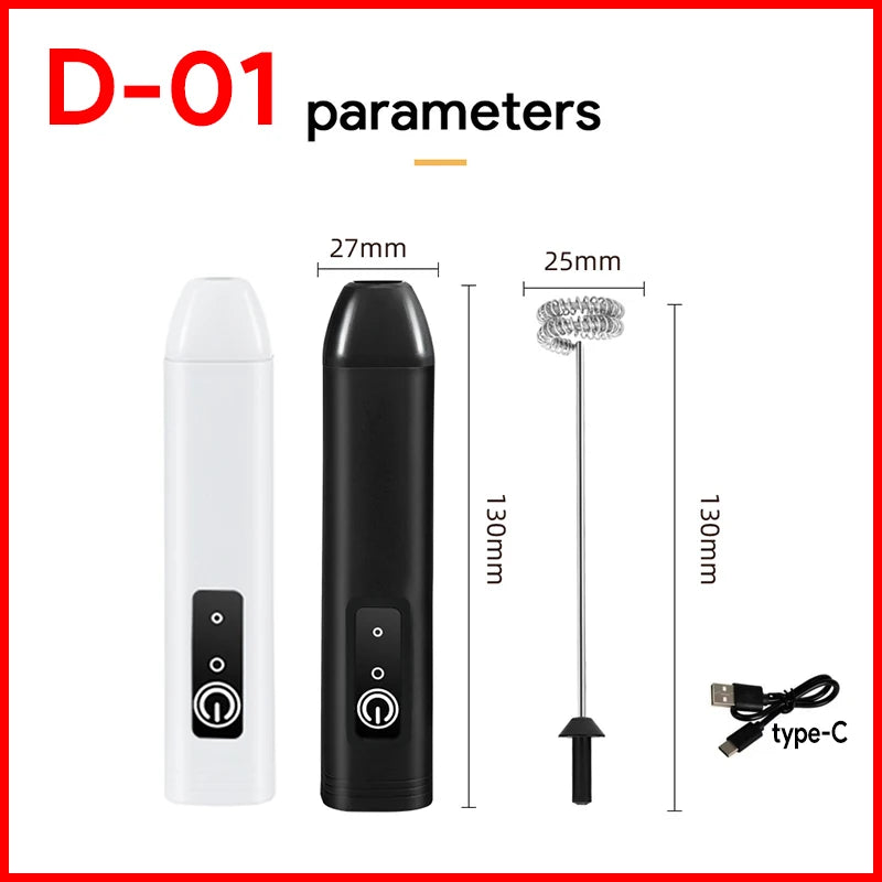 Minl Mik Frother Usb Rechargeable Speeds Foam Maker