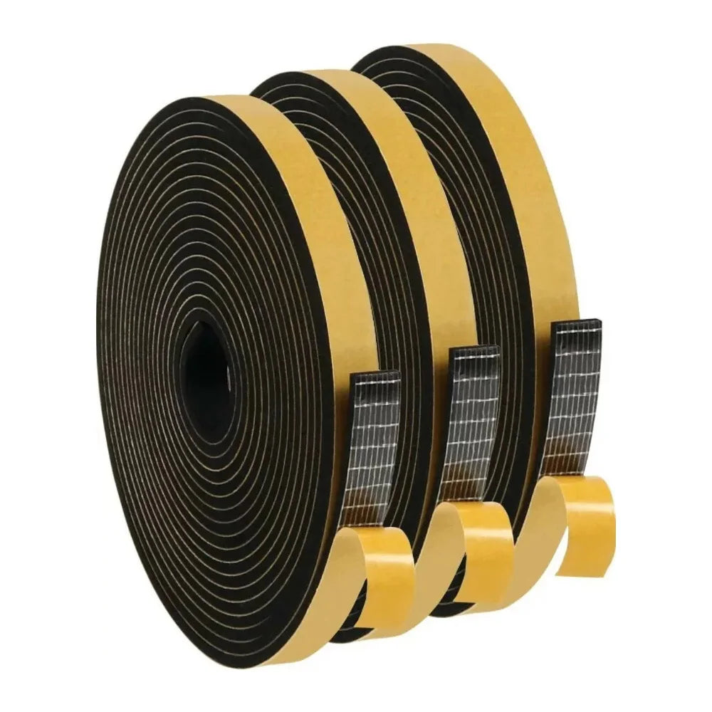 Epdm Self Adhesive Sponge Seal Strip Rubber Black