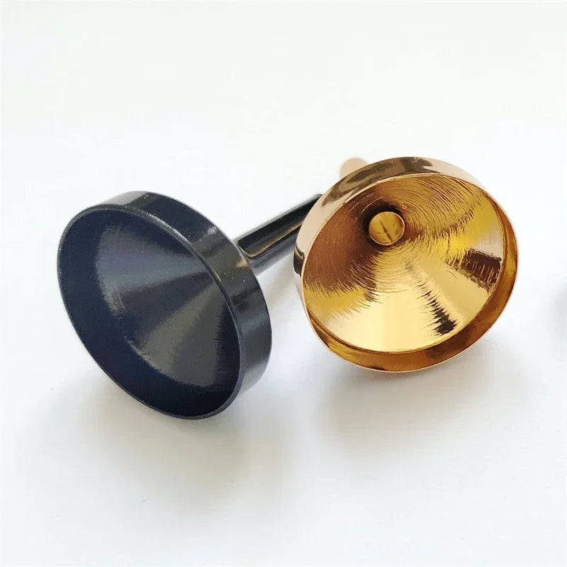 10/5/1pcs Stainless Steel Mini Funnel Detachable Filter