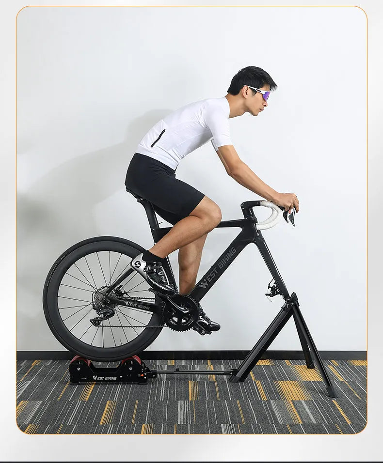 West Biking Bicycle Magnetic Resistance Roller Training Stand
