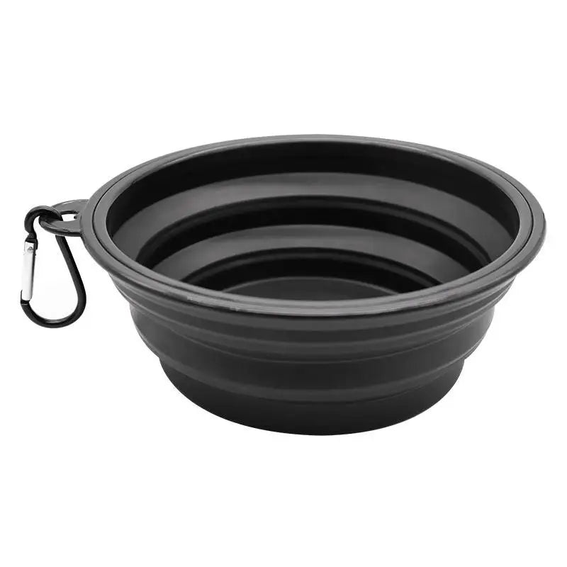 Pet Folding Silicone Bowl Large Outdoor Pet Travel