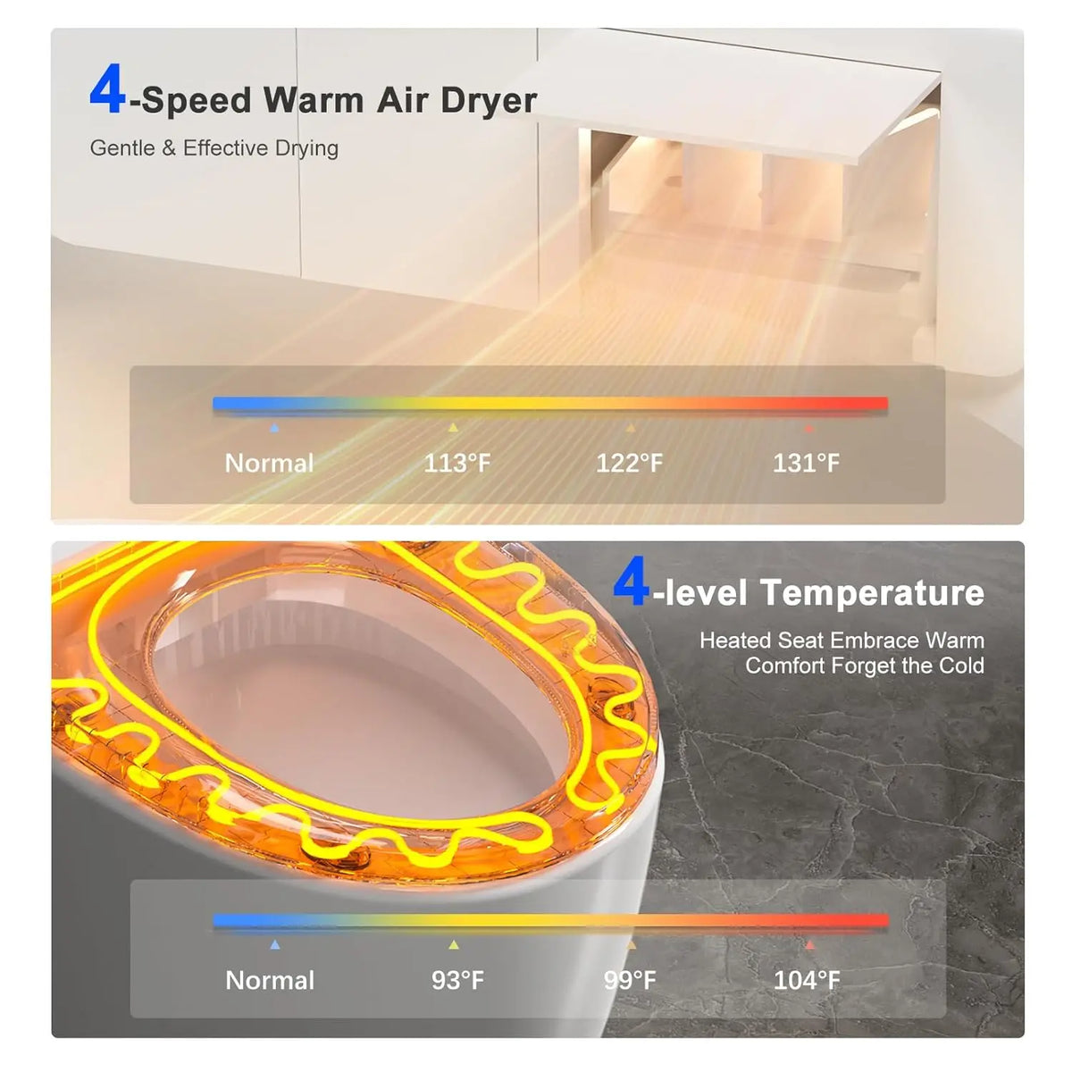 Smart Toilet Bidet Built In Modern Tankless Bidet