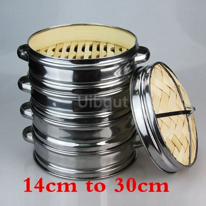 Stainless Steel Cookware Bamboo Steamer Bamboo Steamer Rice