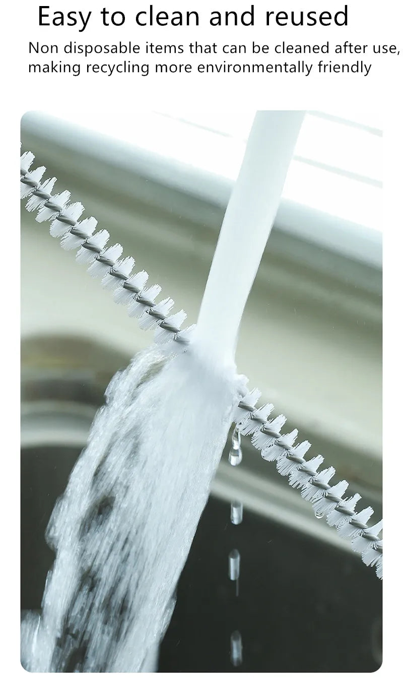 Pipe Dredging Brush Bathroom Hair Sewer Sink Cleaning