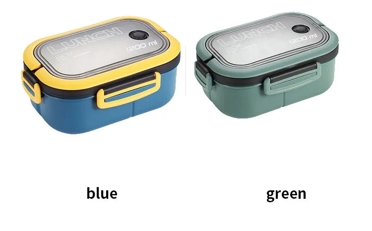 Double-Layer Lunch Box Compartment Fruit Food Box Microwave