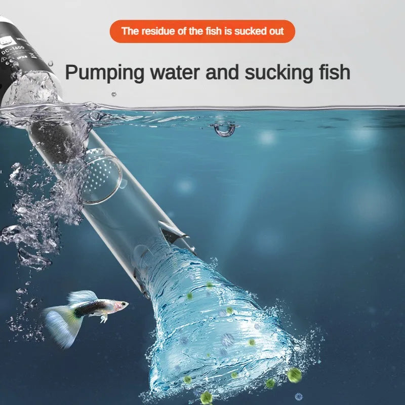 Fish Tank Water Exchanger Wireless Electric Water Pump