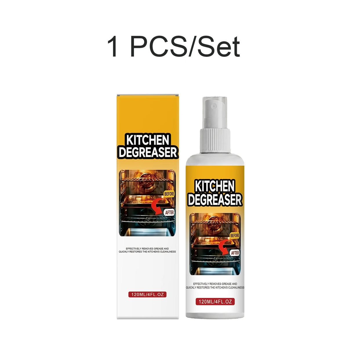 120ml Grease Degreaser Cleaner Effective Oil Stain Remover
