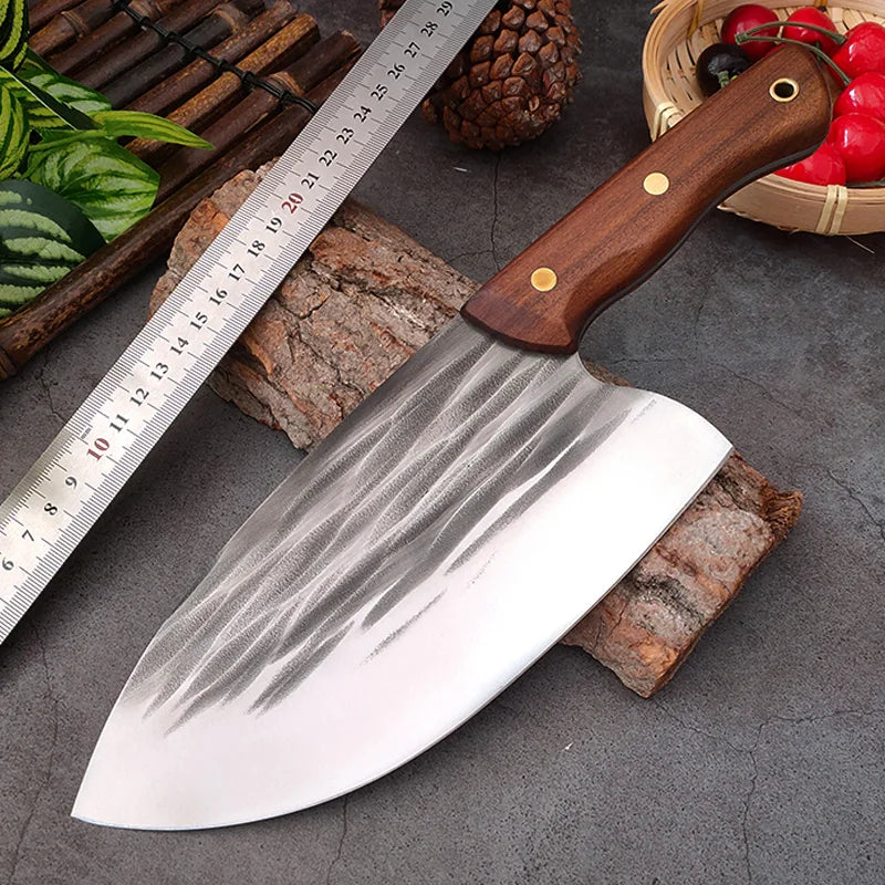 Knife Handmade Forged Chef Chopping Knife Stainless Steel