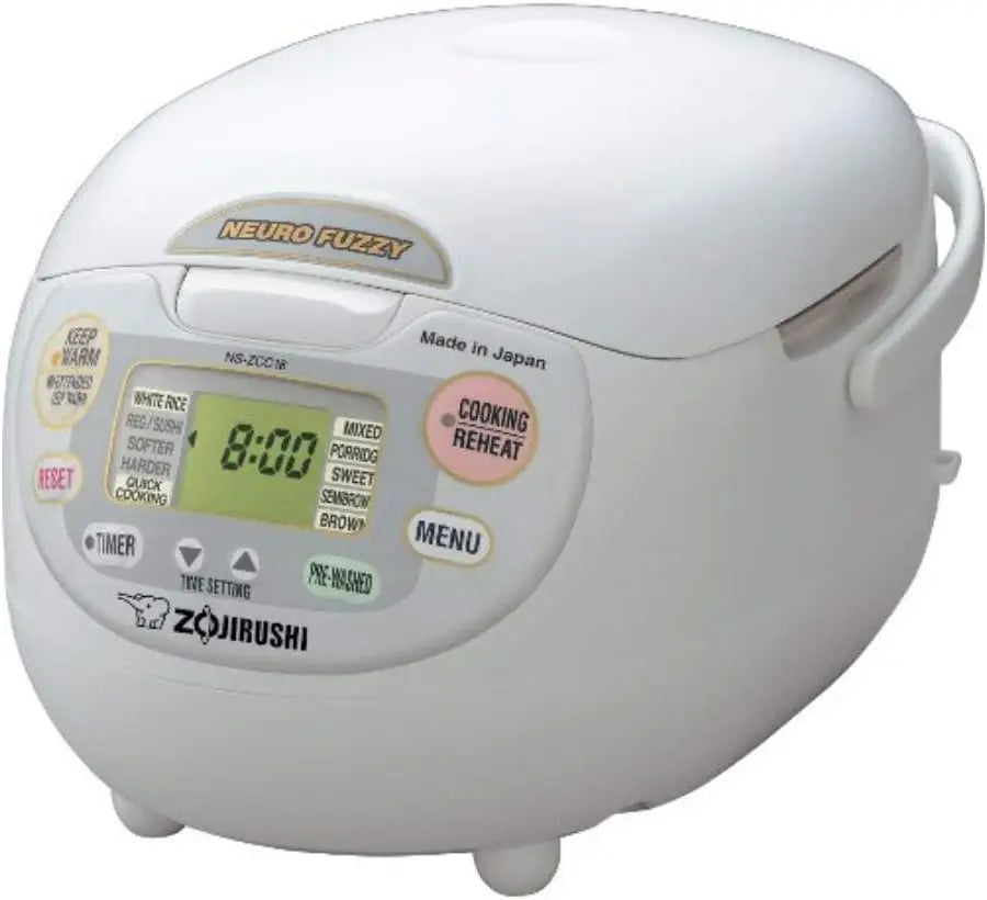 5-Cup Neuro Fuzzy Rice Cooker Warmer Premium White