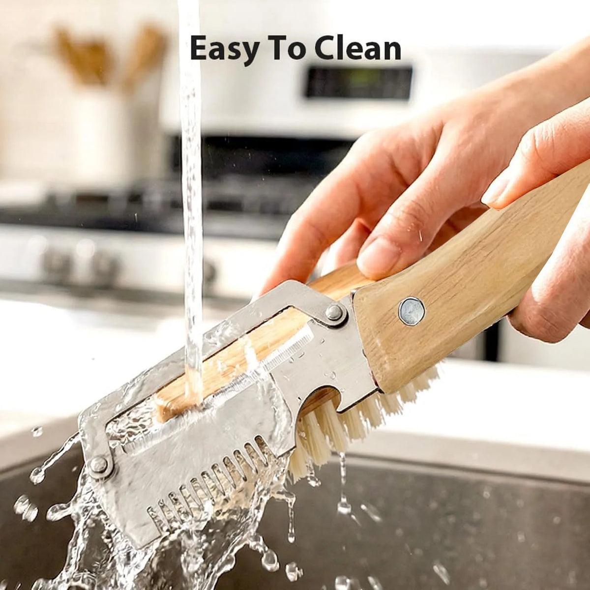 Must Haves Premium Vegetable Peeler Wooden Handle Functional