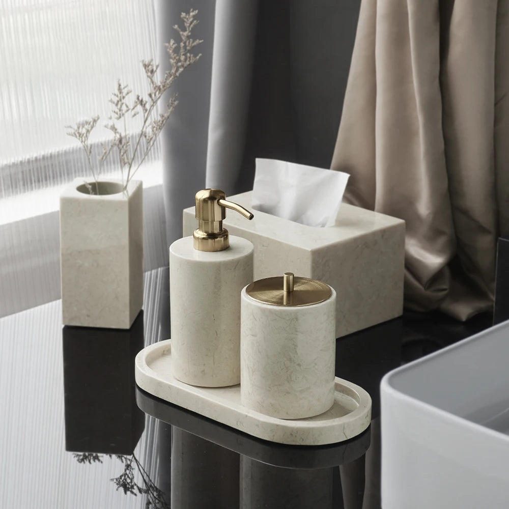 Crema Nuova Natural Marble Bathroom Elegent Soap Dish