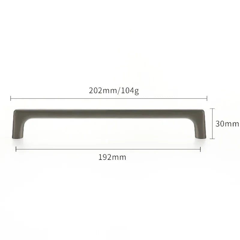 Silver Cabinet Storage Handles 96-320mm Dressers Cupboard Closet