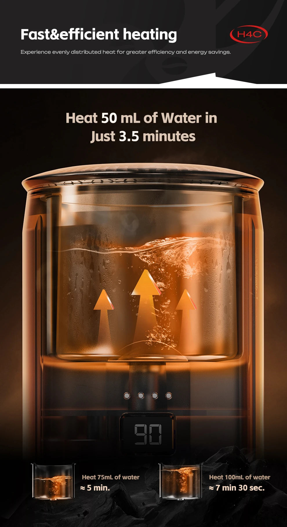 Hibrew H4c Espresso Coffee Machine 3in1 Travel Coffee