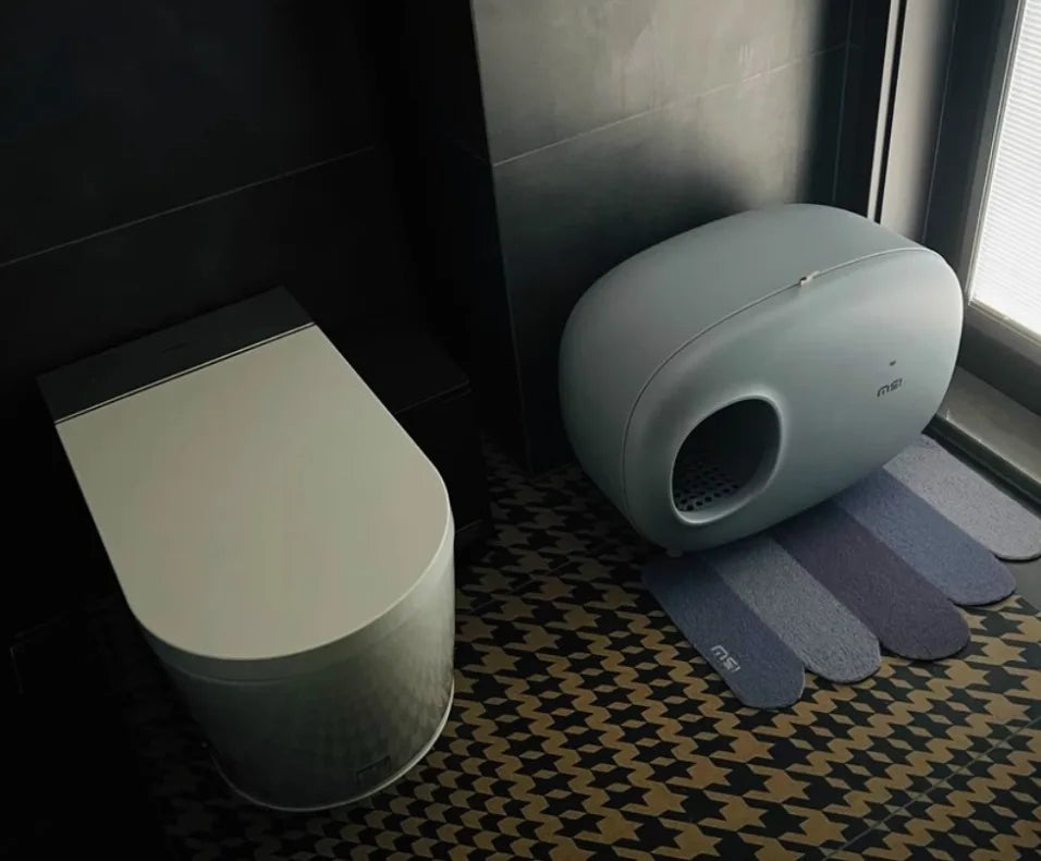 Makesure Cat Litter Box Fully Enclosed Cat Toilet