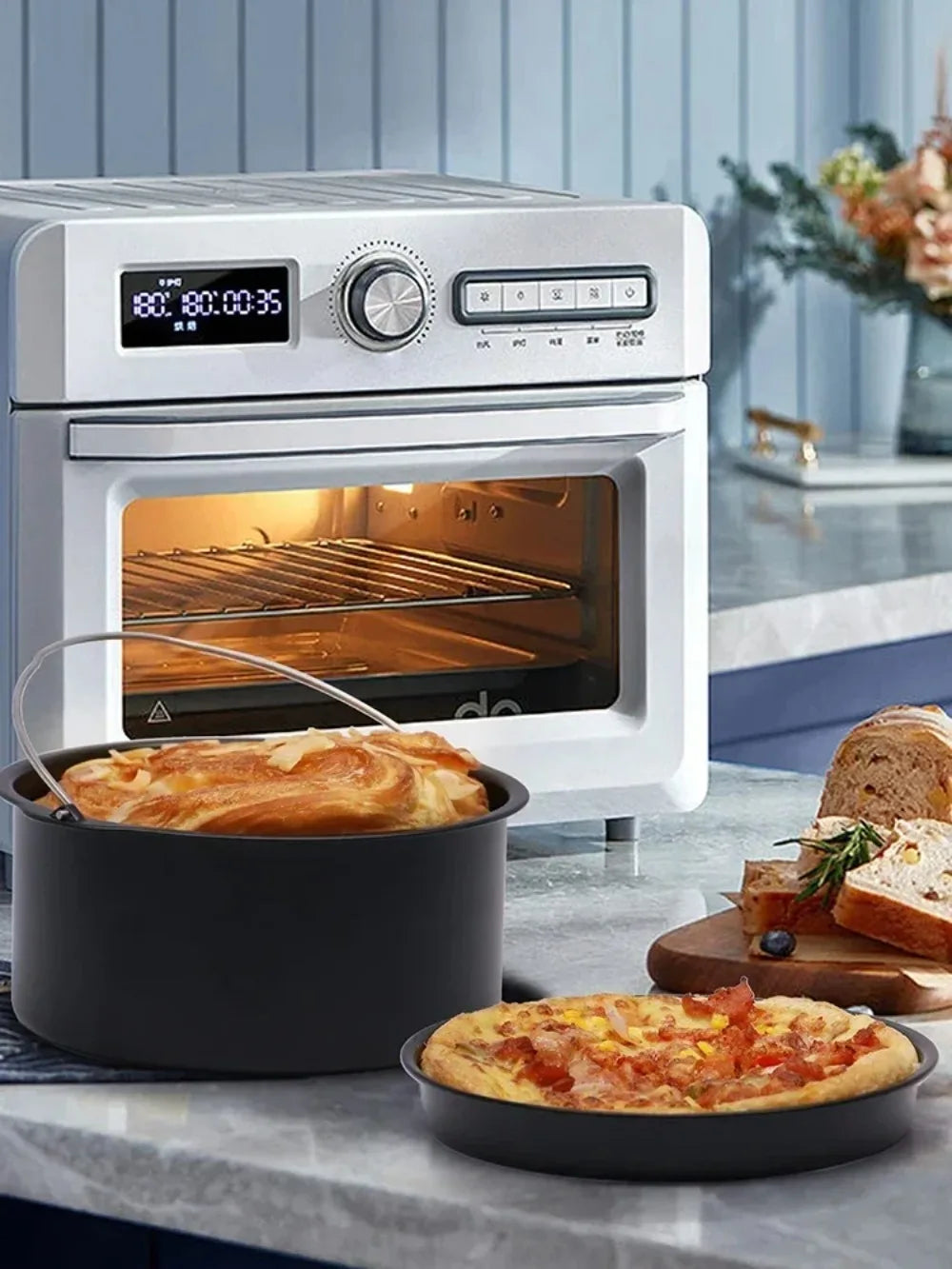 6/7/8 Inch Non-Stick Cake Pan Oven Air Fryer