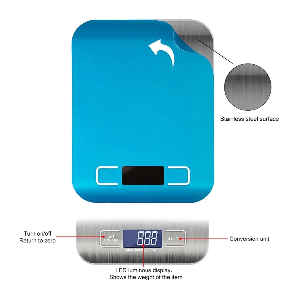 Digital Scale Multi-Function Weighing Scale Lcd Display Usb