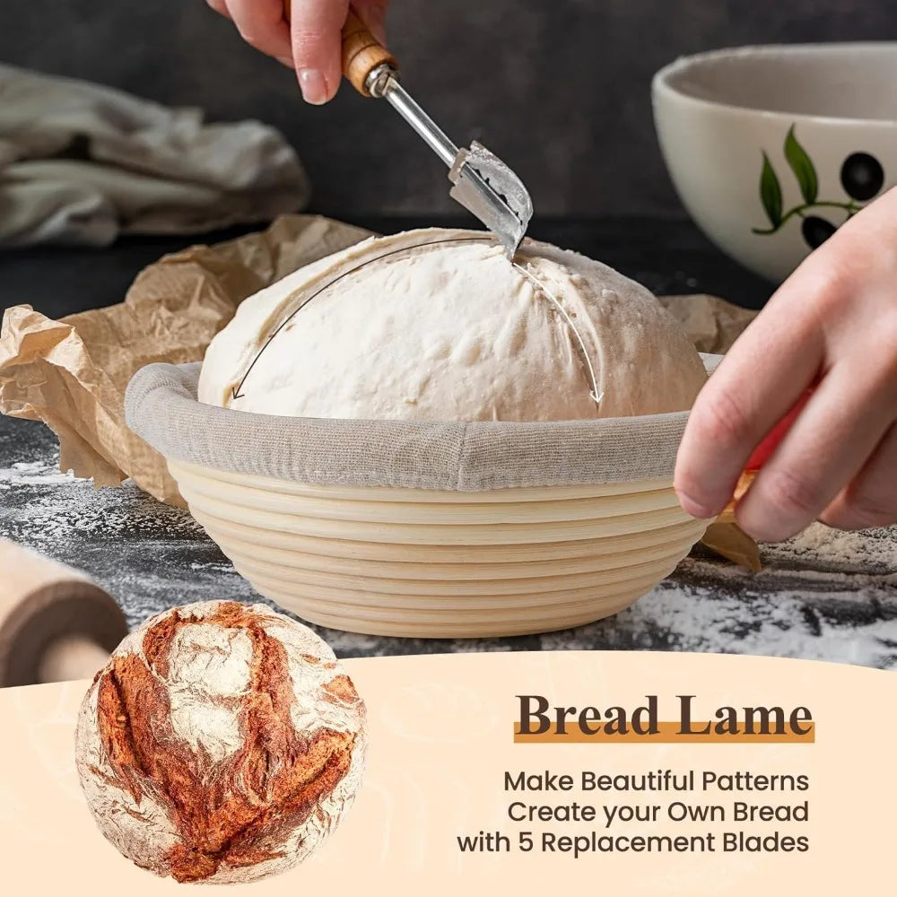 1set Professional Baking 24 Oz Sourdough Starter Jar