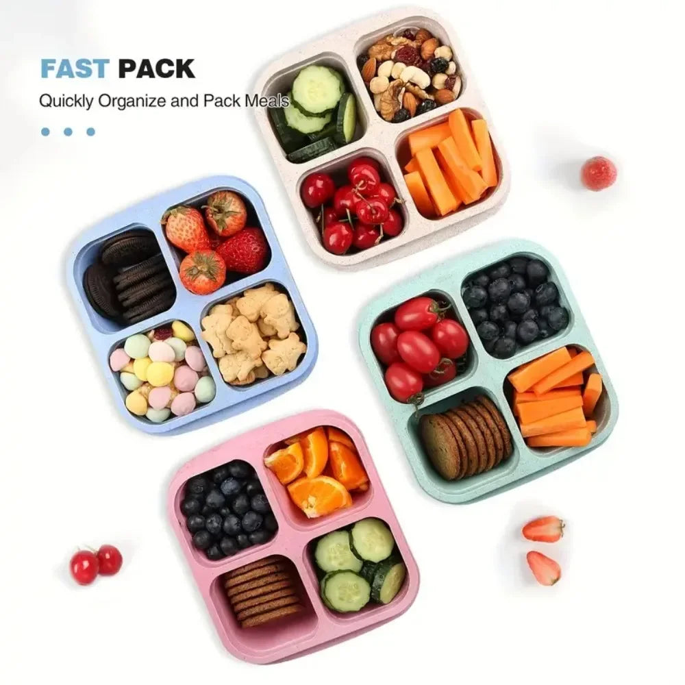 Grid Snack Containers Reusable Meal Prep Lunch Containers