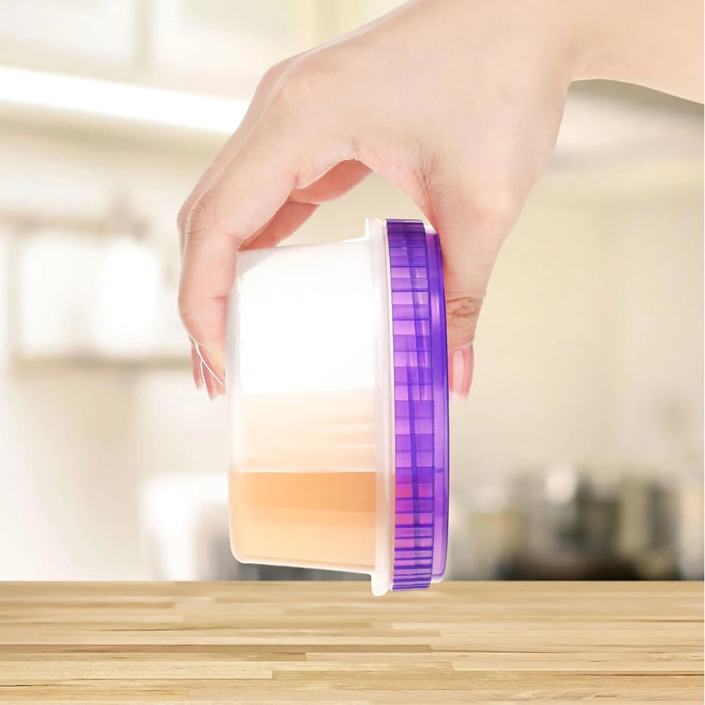 Plastic Freezer Containers Food Storage Twist Top Food
