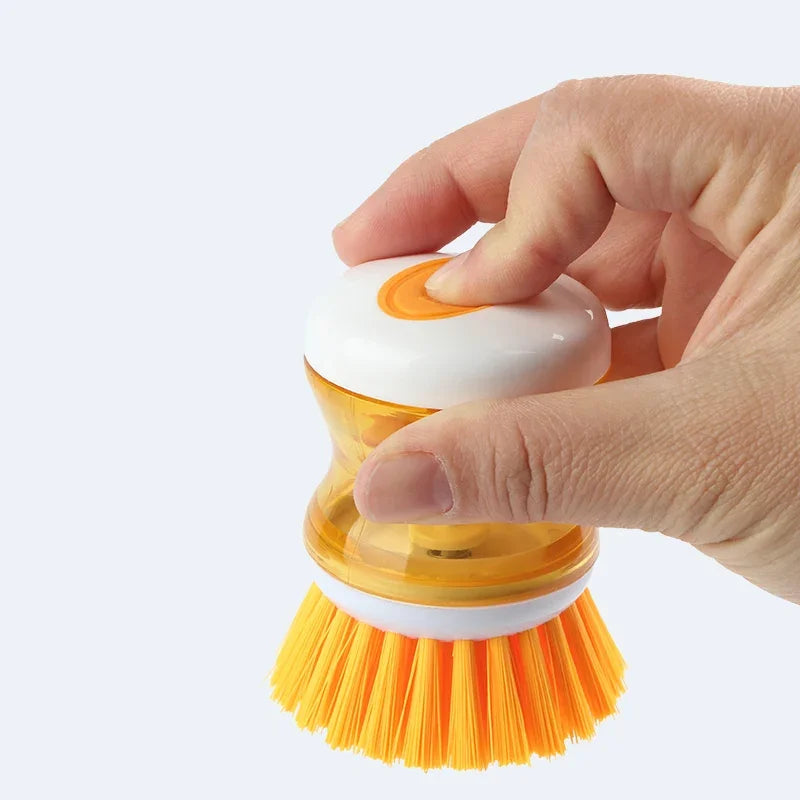 Product Dish Brush Liquid Soap Dispenser Plastic Pot