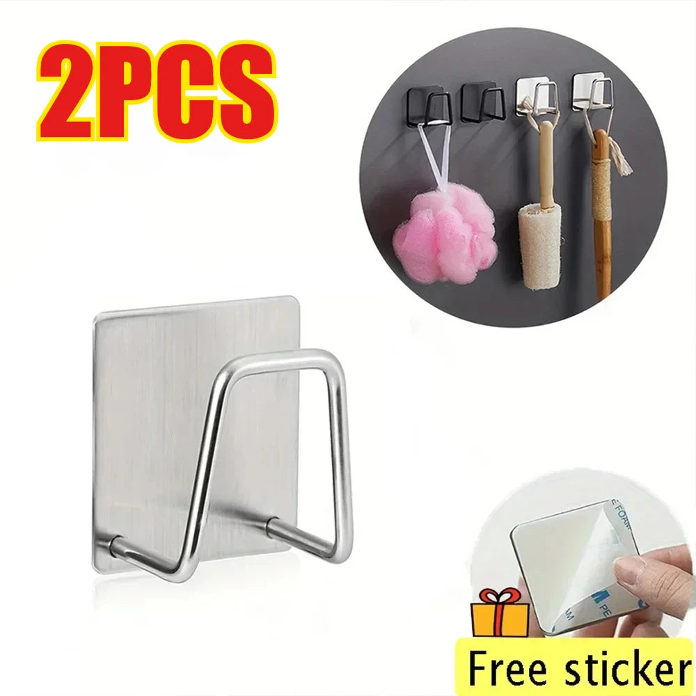 Stainless Sink Sponges Racks Self Adhesive Sink Sponges