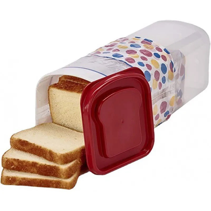 Empty Airtight Bread Box Cabinet Plastic Food Storage
