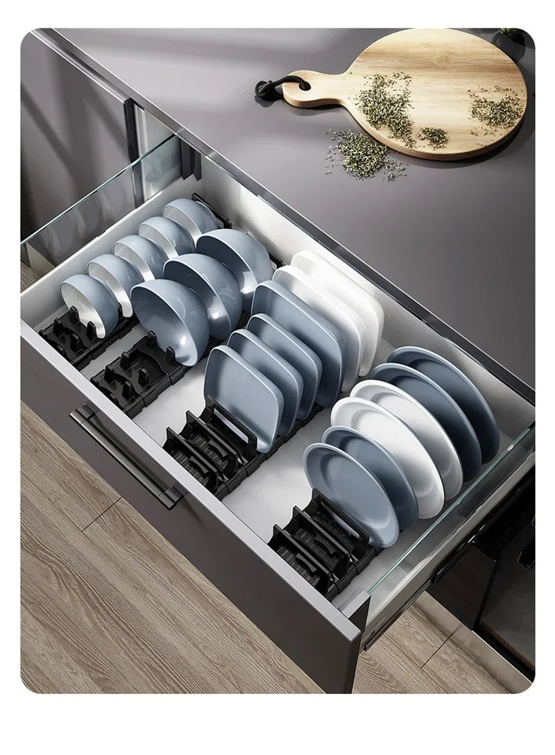 Under Cabinet Bowl Dish Rack Cabinet Drawer Storage