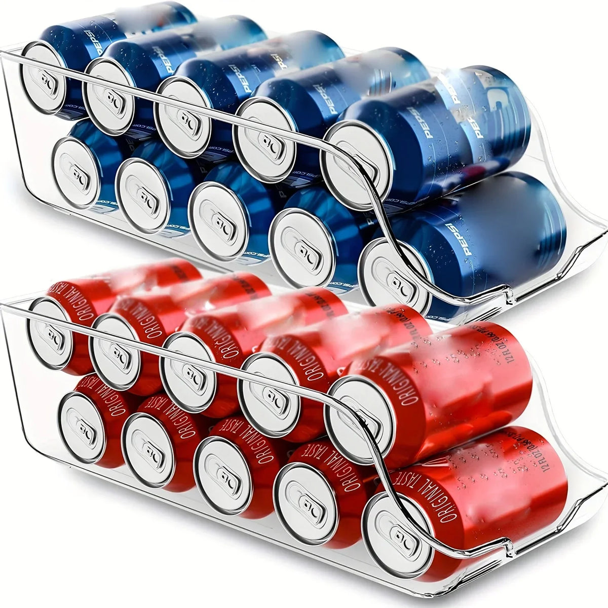 Refrigerator Storage Box Fridge Organizer Storage Cans Soda