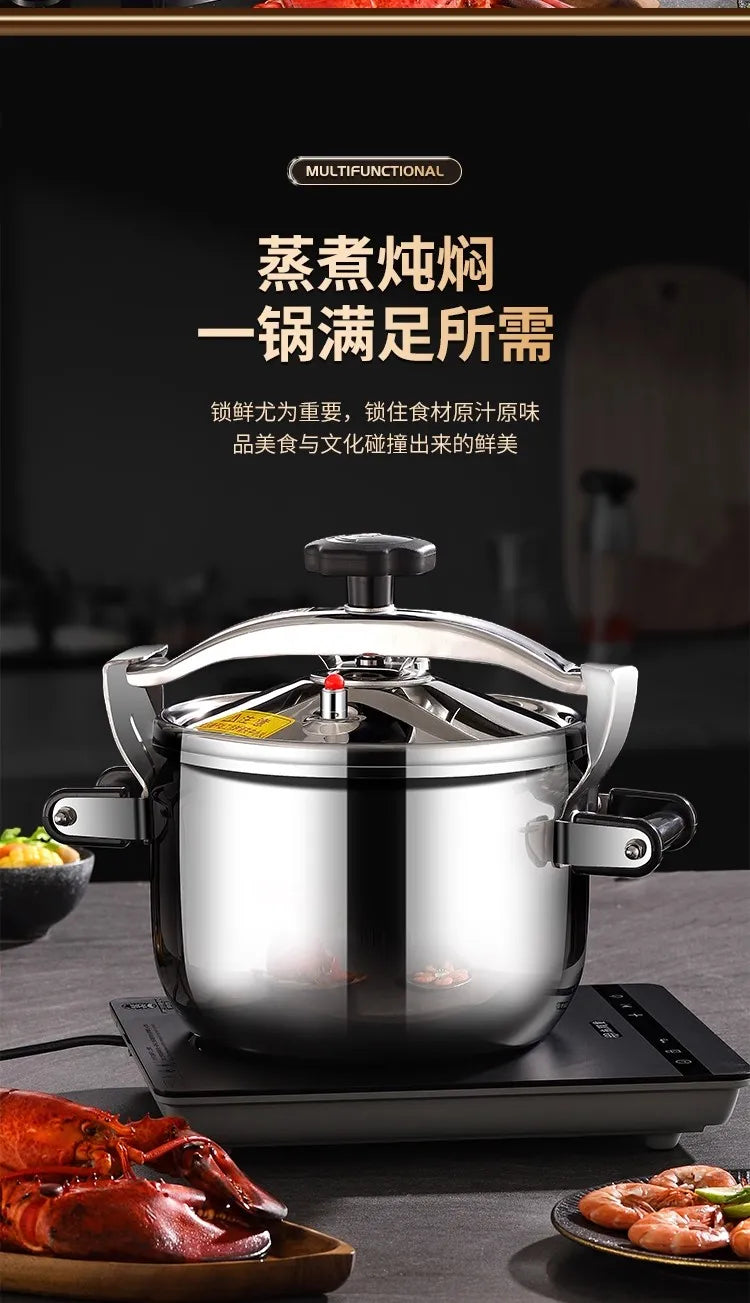 Korean Style Pressure Cooker - Explosion-Proof Stainless Steel