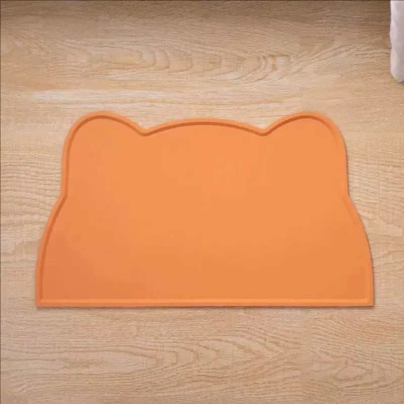 1pc Cat Dog Meal Mat Pet Silicone Mat