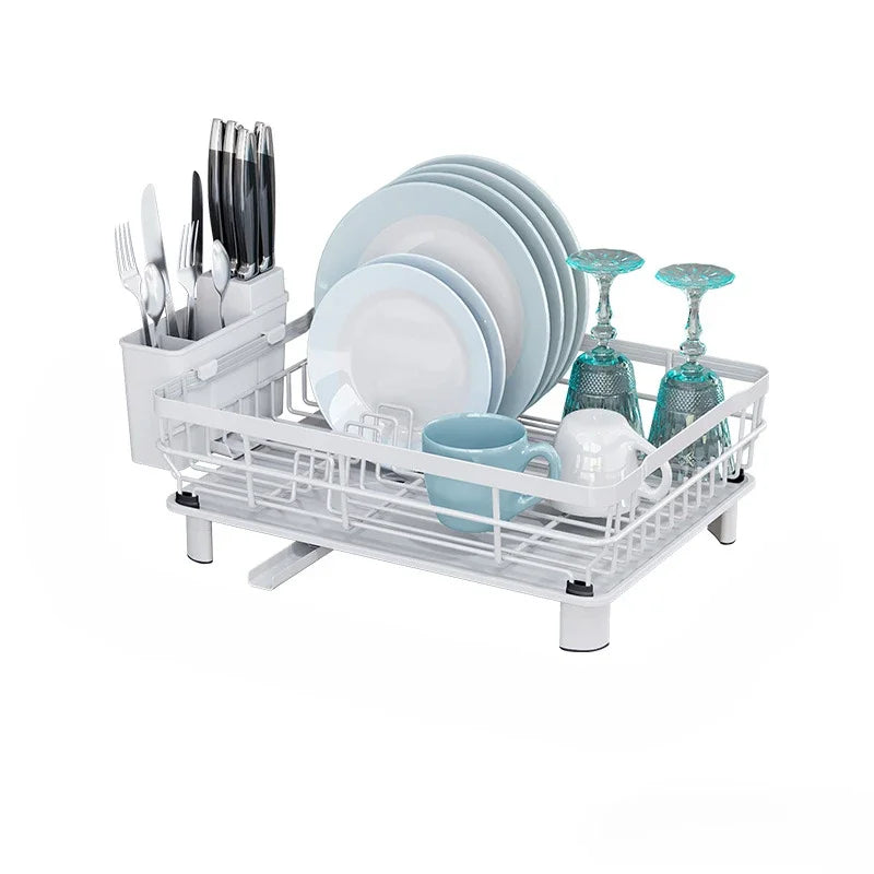 Drying Rack Dish Drainer Whth Drainboard Light Duty