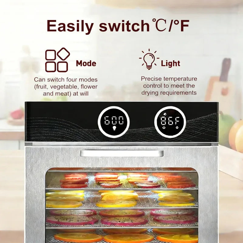 Smart Knob Food Dehydrator Multi-Function Pet Snacks &